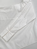 Unbalanced Shoulder Poplin Shirt
