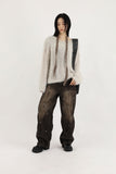 Dia rivet denim pants
