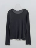 Sleeve See-through Long Sleeve T-shirt