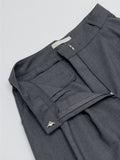 [FW/Brushed Fabric] Arch Two-Tuck Wide Slacks