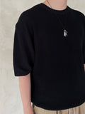 Linen Mix Half Knit