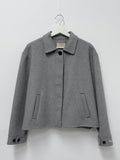 [handmade] Lovin Collar Wool Handmade Short Jacket