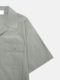 RN Open Collar Pocket Half Shirt