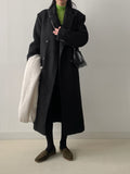 [unisex] Tommy Boucle Double Overfit Long Coat