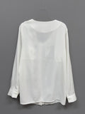 Antu shirring loose fit blouse