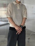Punching Collar Knit