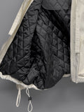 Shirring Hood Crop Padding Jumper