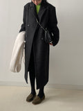 [unisex] Tommy Boucle Double Overfit Long Coat