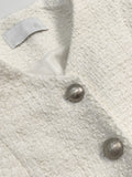 Cellion Wool Tweed Short Jacket