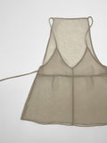 Pintuck See-through Layered Bustier