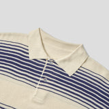 Crust Stripe Collar Knit