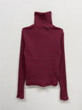 Stripe Warmer Turtleneck T-Shirt