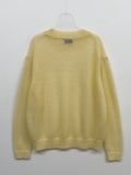 Mohair See-Through Overfit Knit