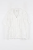 Wave Frill Shirt Blouse