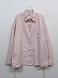 Striped Strap Long Shirt