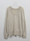 Baer Wool V-Neck Loose-Fit Knit