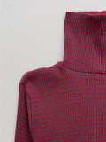 Stripe Warmer Turtleneck T-Shirt