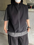 GORPCORE Hood Vest Zip-up