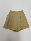 Spring Roll Up Cotton Shorts