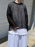Summer Cutting Mesh Knit