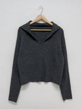 [Plan] Sailor Raglan Collar Knit