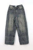 Dia rivet denim pants