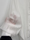 Rosie Tencel See-Through Loose Fit Blouse