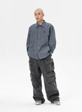 PIGMENT DYED PANEL SHIRT