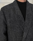 Max wool herringbone double coat