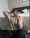 Summer Stripe Boucle Knit