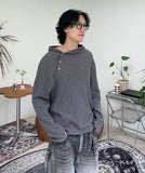 Niello Waffle Hooded Long Sleeve