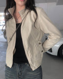 Beaker Slim High Neck Zip-Up Jumper Jacket