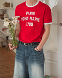 Marie 1789 Ringer Short Sleeve T-shirt