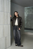 Vintage Washing Biker Jacket