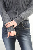 Metal Damage Hood Zip-up