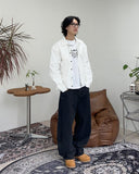 Felts Mixed Trucker Jacket