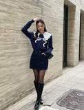 Evely Ribbon Round Knit Cardigan
