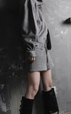 Silver Suede Jumper