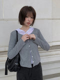 Mela Round Rib Daily Cardigan
