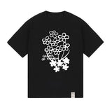 Flower Bouquet Drawing Short Sleeve Tee