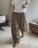 Marlon Two-Tuck Curved Slacks