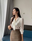 Hollin Tie Blouse