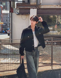 Eight Velvet Denim Trucker Jacket