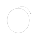 Essence Silver (W) Snake Long Chain (70cm) Necklace