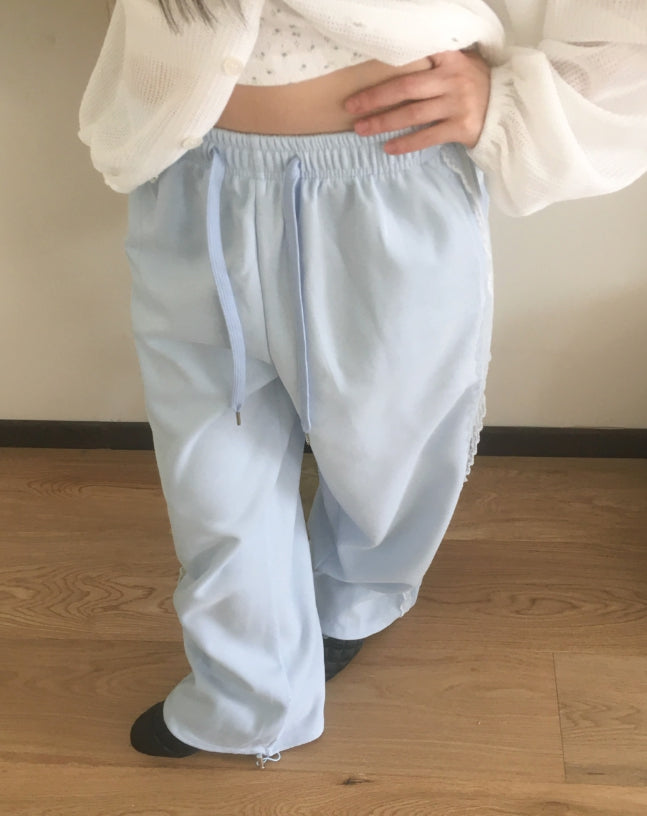 【WONDER WONDER】Zaya Race Track Wide Two-Way Pants WONDER WONDER (ワンダーワンダー) - ジャヤレーストラック