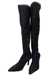 suede span kneehigh boots