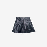 Jayva Leather Flare Skirt