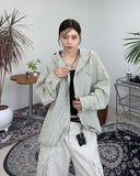Laone hooded check shirt