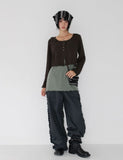 FLUTTER FRILL LINE PANTS