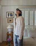 Heritage Chrome Waffle Henley Neck